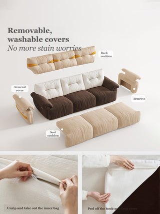Removable, washable covers