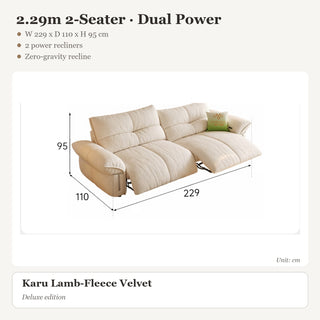 2.29m 2-Seater · Dual Power