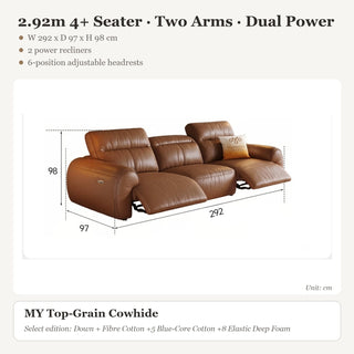 2.92m 4+ Seater · Two Arms · Dual Power