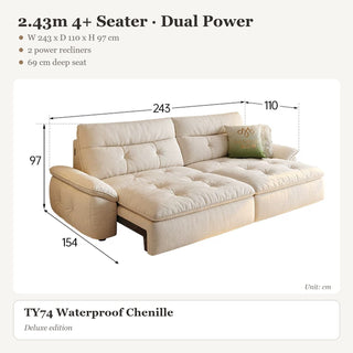 2.43m 4+ Seater · Dual Power