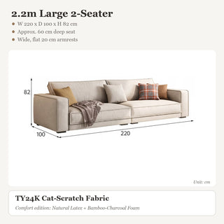 2.2m Large 2-Seater