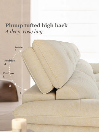 5-position adjustable headrest