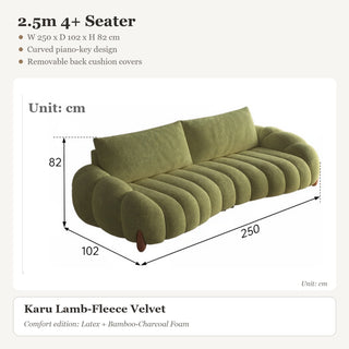 2.5m 4+ Seater
