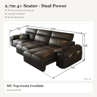 2.7m 4+ Seater · Dual Power