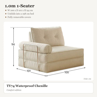 1.0m 1-Seater