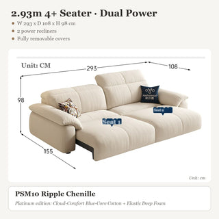 2.93m 4+ Seater · Dual Power