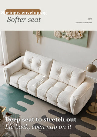 Deep seat to stretch out