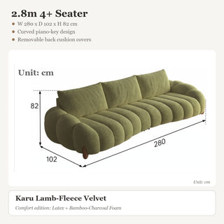 2.8m 4+ Seater