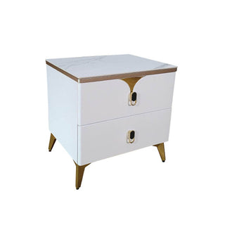 Elberta Bedside Table with Sintered Stone Top Singapore