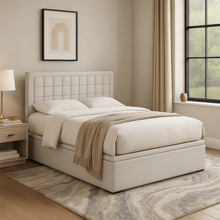 Elijah Fabric Storage Bed (Water Repellent)