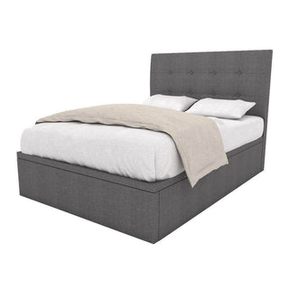 Ellie Fabric Storage Bed (Water Repellent) Singapore