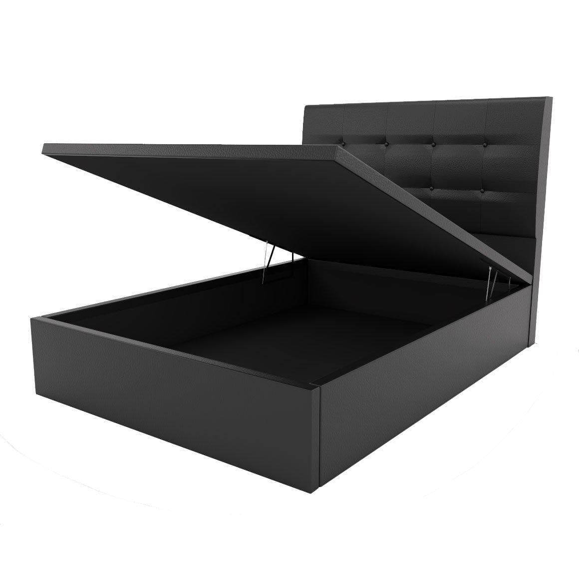 Ellie Faux Leather Storage Bed Singapore