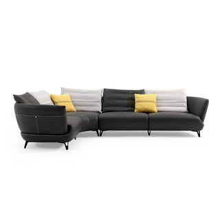 Eminence Sectional Genuine Leather Sofa by Chattel Singapore