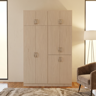 Melissa Open Door Solid Plywood Wardrobe (5ft)