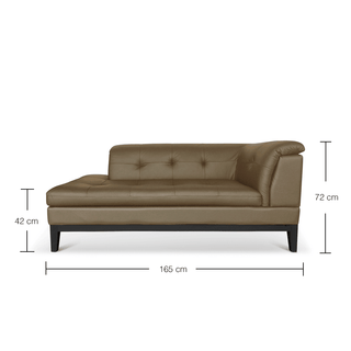 Ernie 2 Seater Faux Leather Sofa by Zest Livings Singapore