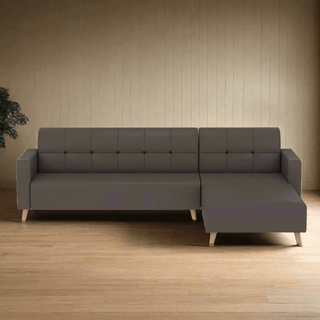 Evie L-Shape Faux Leather Sofa Singapore