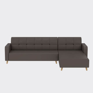 Evie L-Shape Faux Leather Sofa Singapore