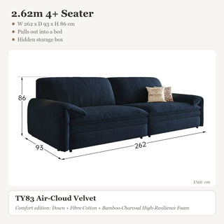2.62m 4+ Seater