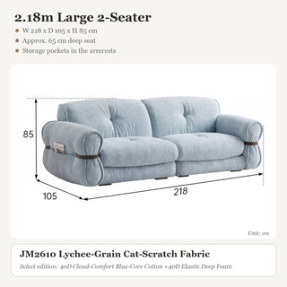 2.18m Large 2-Seater