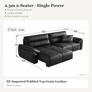 2.3m 2-Seater · Single Power