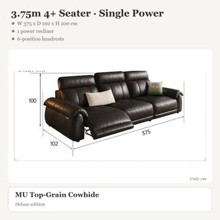 3.75m 4+ Seater · Single Power