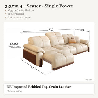 3.32m 4+ Seater · Single Power