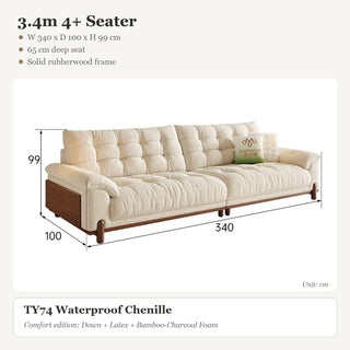3.4m 4+ Seater