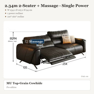 2.34m 2-Seater + Massage · Single Power
