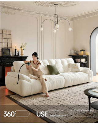 Marova Cloud Chenille Fabric Sofa, view 5