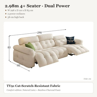 2.98m 4+ Seater · Dual Power