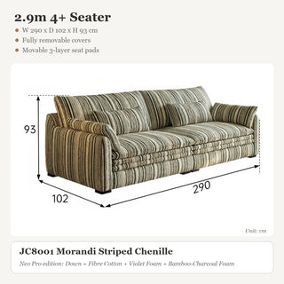 2.9m 4+ Seater