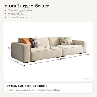 2.0m Large 2-Seater