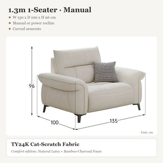 1.3m 1-Seater · Manual