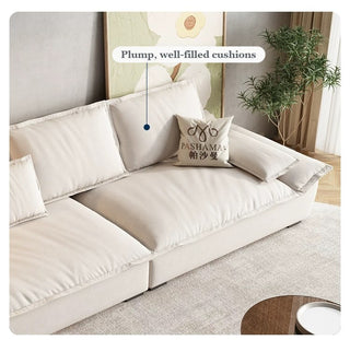 Plump, well-filled cushions