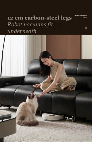 12 cm legs: robot vacuums fit underneath
