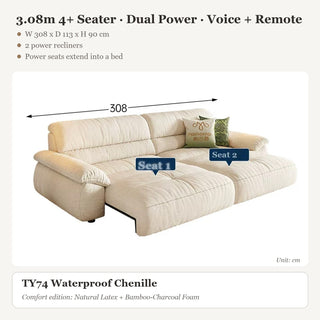 3.08m 4+ Seater · Dual Power · Voice + Remote