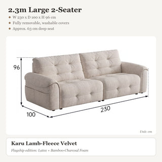 2.3m Large 2-Seater