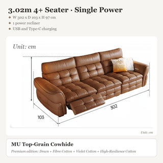 3.02m 4+ Seater · Single Power