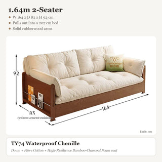 1.64m 2-Seater