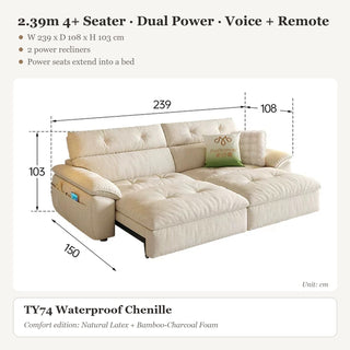 2.39m 4+ Seater · Dual Power · Voice + Remote