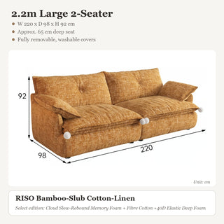2.2m Large 2-Seater