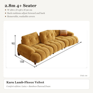 2.8m 4+ Seater