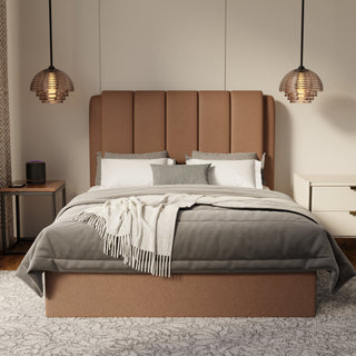 Asteron Fabric Drawer Bed Frame (Water Repellent & Pet friendly)