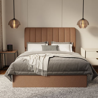 Kuro Fabric Drawer Bed Frame (Water Repellent & Pet friendly) by Esteller