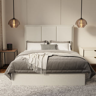 Velmira Fabric Drawer Bed Frame (Water Repellent & Pet friendly)