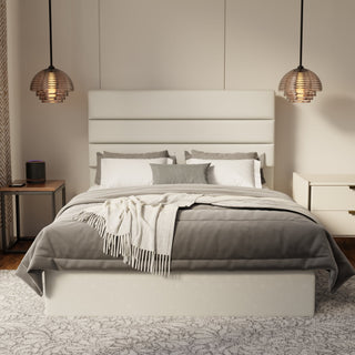 Corlune Fabric Drawer Bed Frame (Water Repellent & Pet friendly)