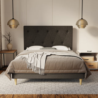 Valen Fabric Bed Frame (Water Repellent & Pet friendly) By Esteller