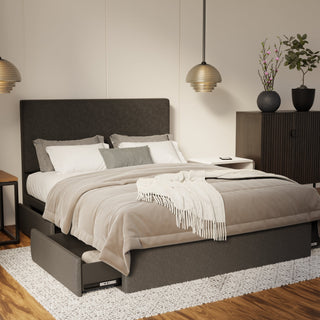 Kira Fabric Drawer Bed Frame (Water Repellent & Pet Friendly) By Esteller