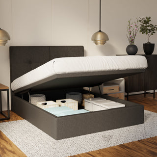 Rylan Fabric Storage Bed Frame (Water Repellent & Pet Friendly) By Esteller