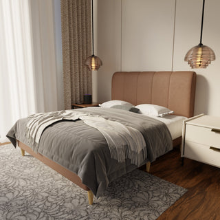 Caldrin Fabric Bed Frame (Water Repellent & Pet friendly) by Esteller